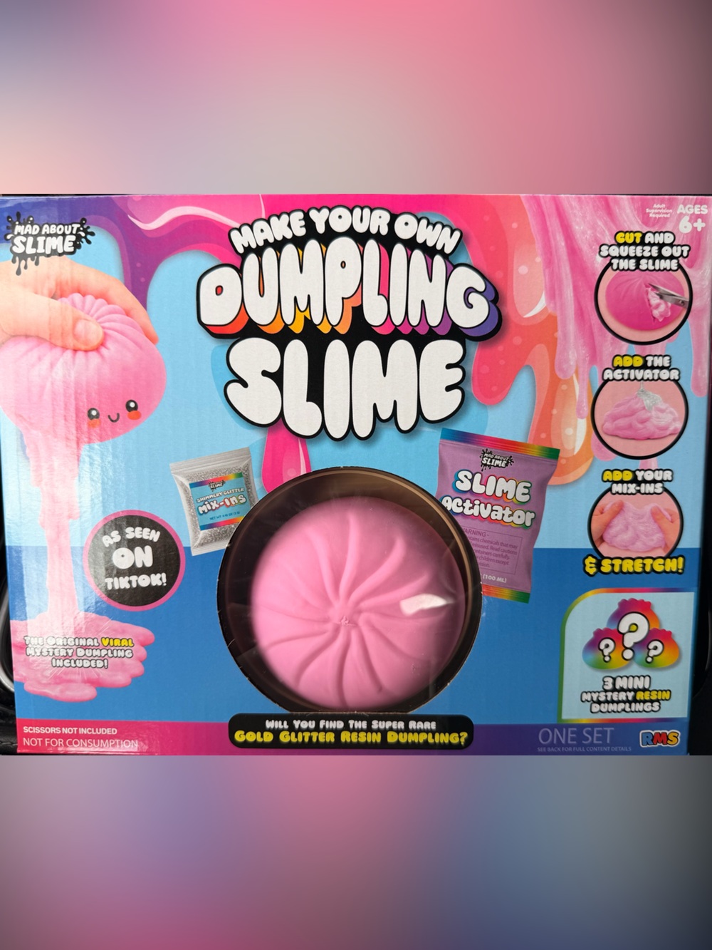 RMS make your own dumpling slime kit